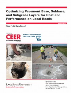 Optimizing Pavement Base, Subbase, and Subgrade Layers for Cost and Performance on Local Roads
