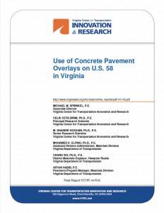 VA - Use of Conc Overlays on US 58